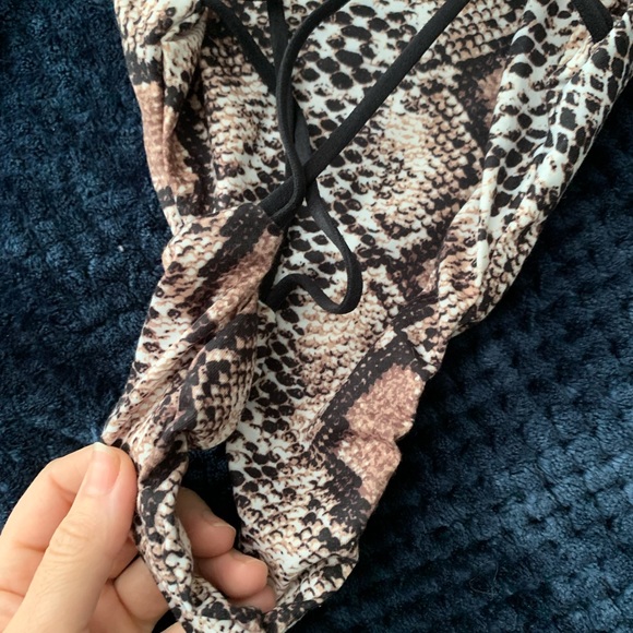 Never worn snakeskin strappy bodysuit - Picture 7 of 7